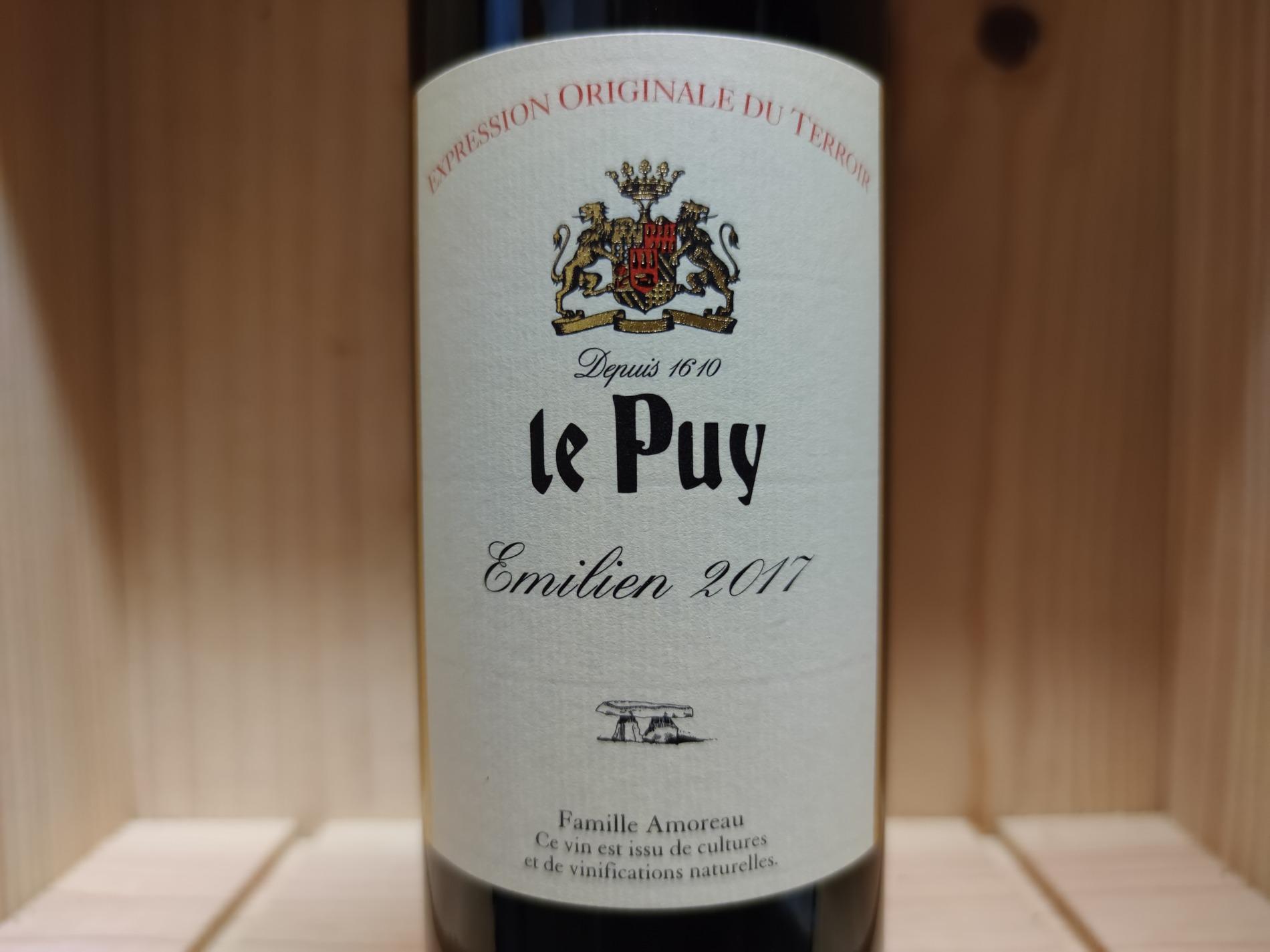 Le Puy Cuvée Emilien 2017