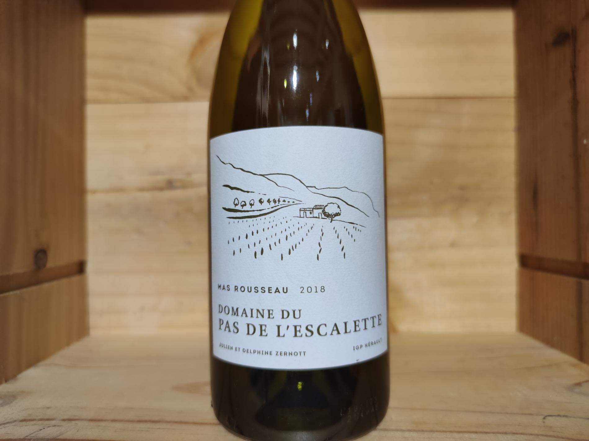IGP Hérault Mas Rousseau 2018 - Domaine du Pas de L'Escalette