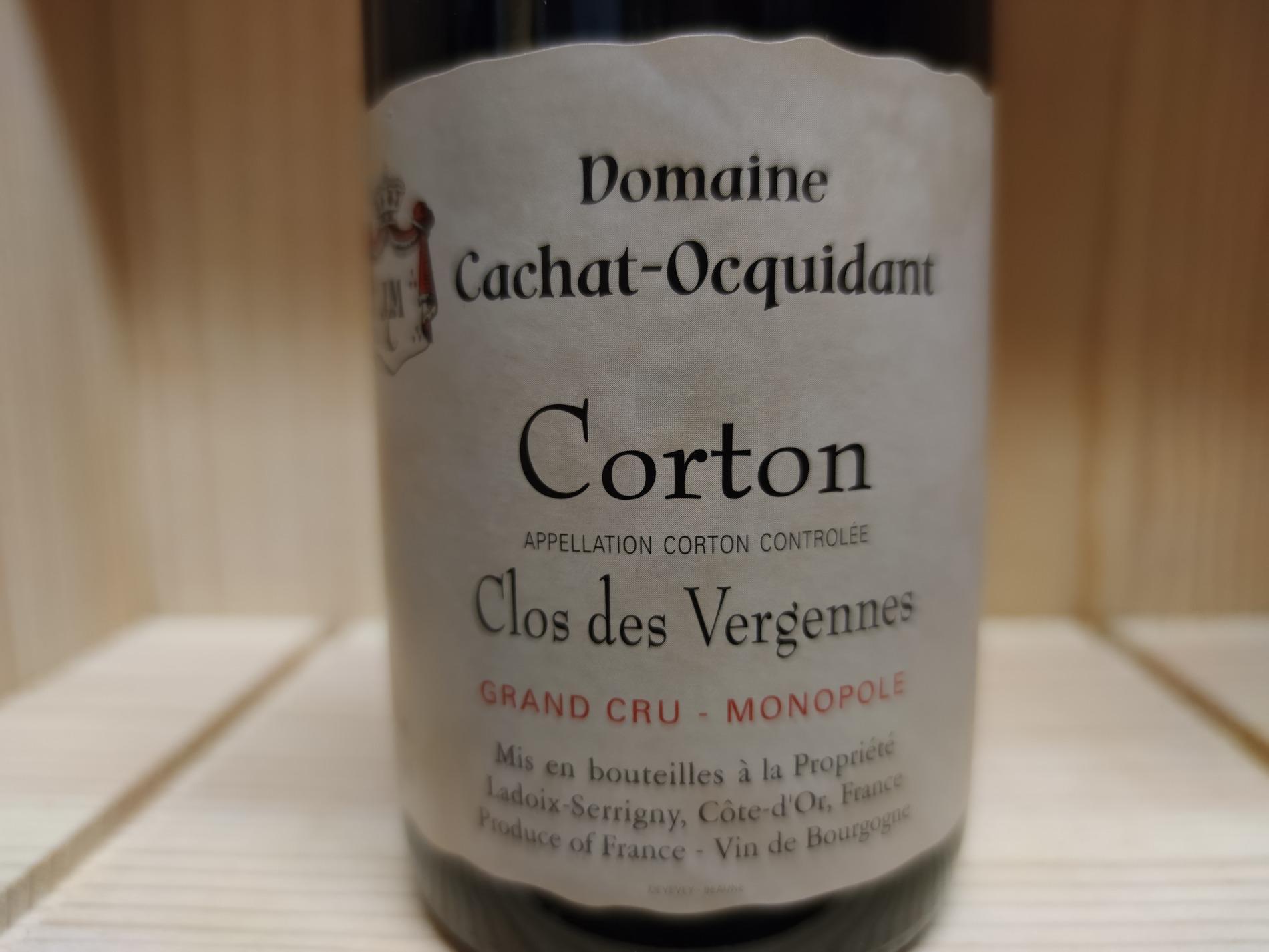 Corton Grand Cru Clos des Vergennes 2023 - Domaine Cachat-Ocquidant