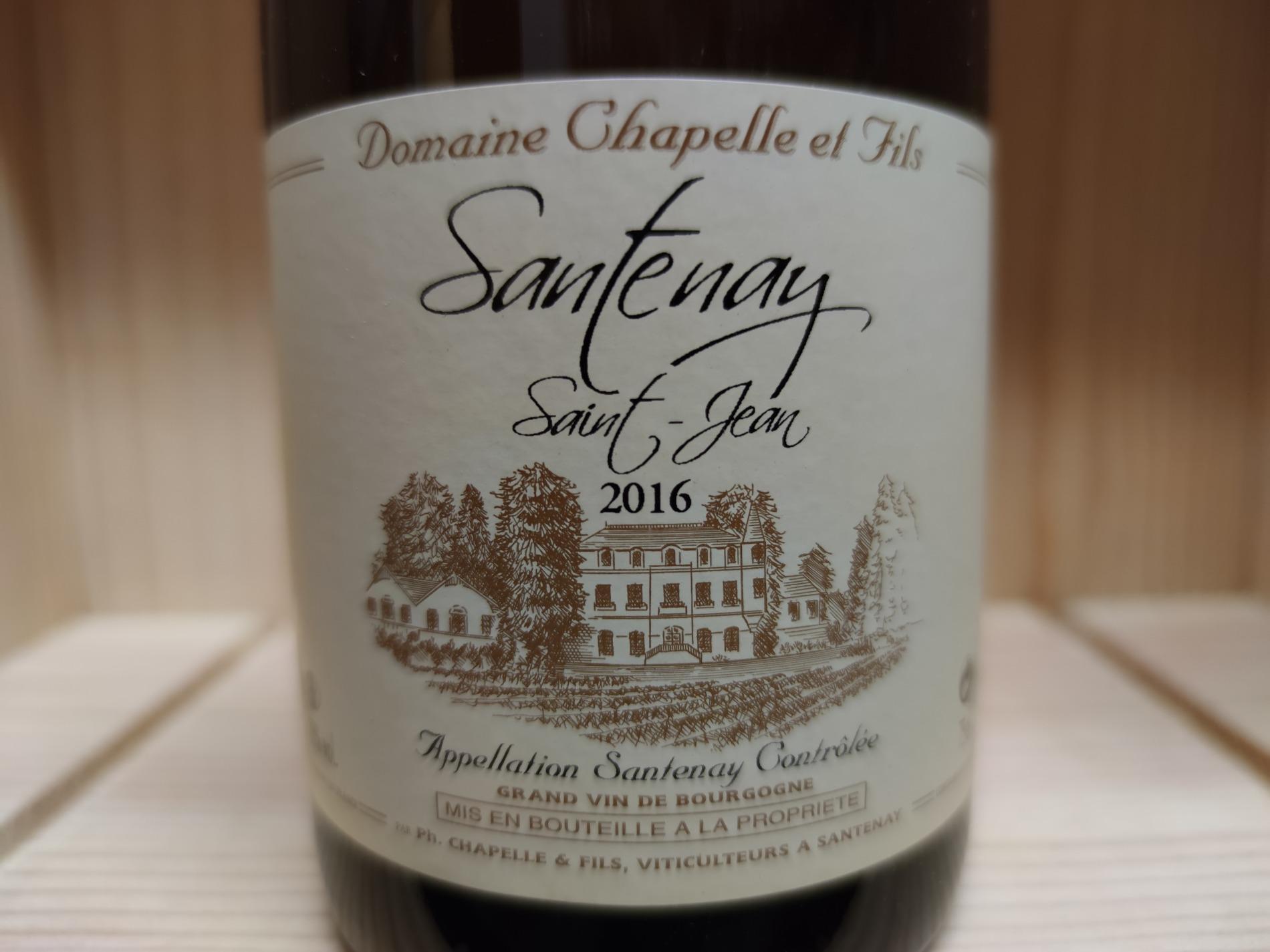 Santenay Saint Jean 2023 - Domaine Chapelle 