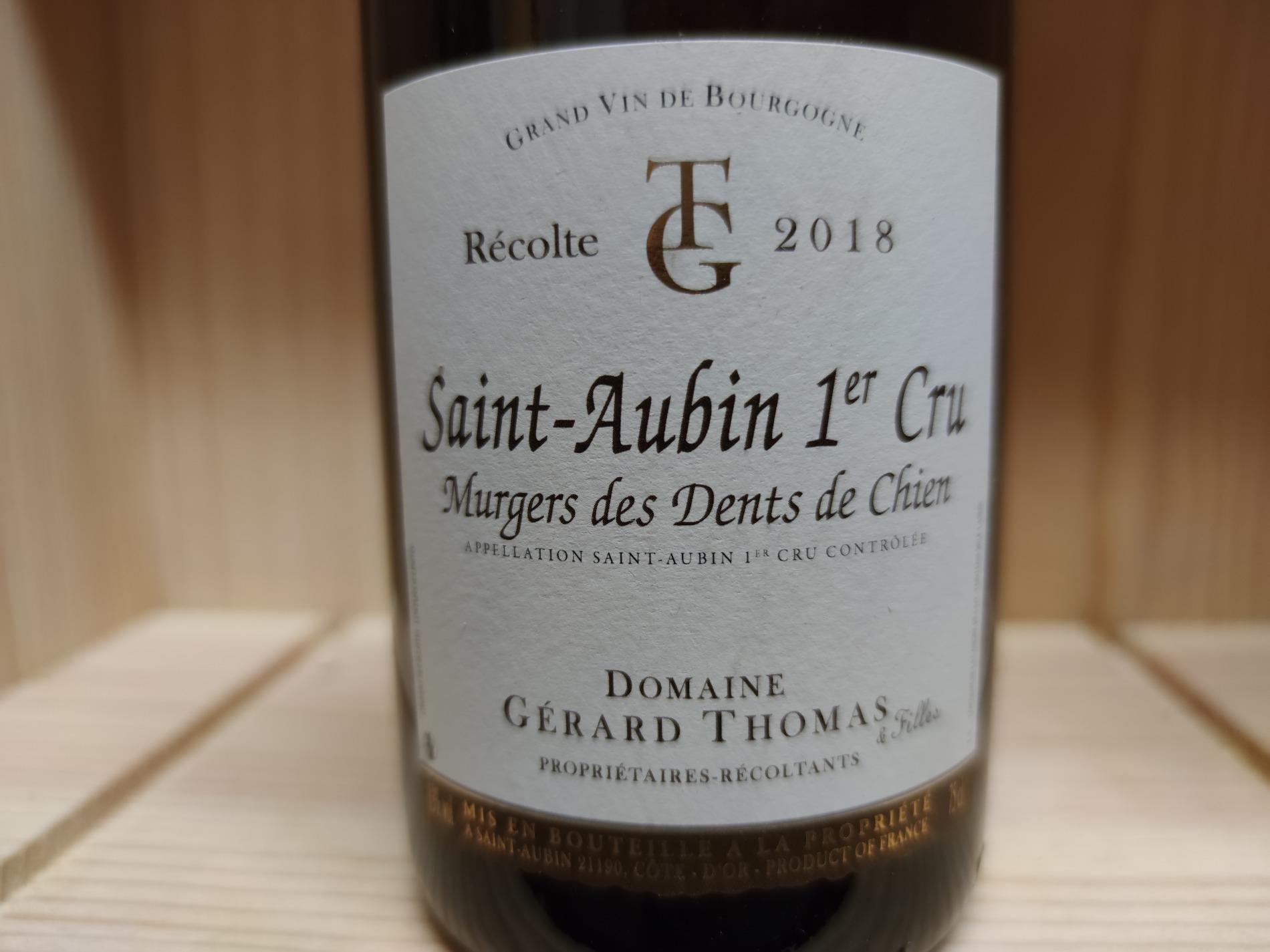 Saint Aubin 1er Cru Murgers des Dents de Chien 2023 - Domaine Gérard Thomas